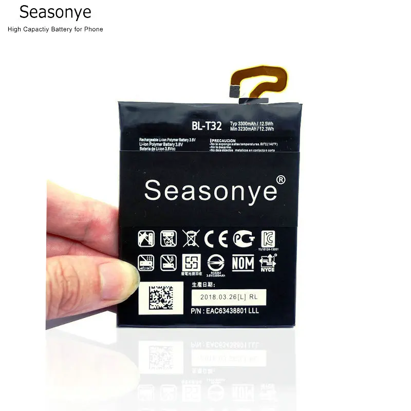 Seasonye 3230mAh BL T32 T32 Replacement Battery For LG G6 G600L G600S