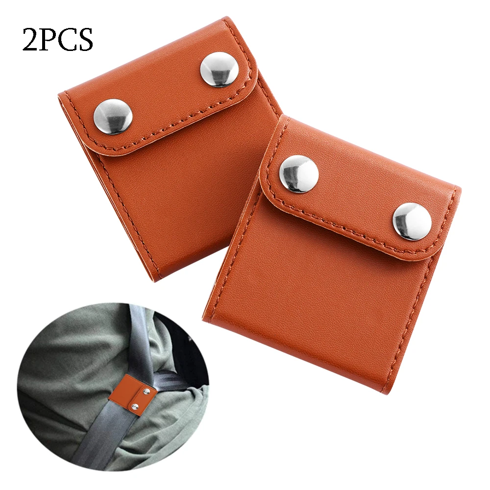 2Pcs Car Seatbelt Adjuster Comfort Auto Shoulder Neck Strap Positioner