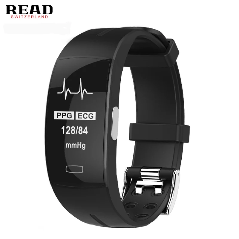 

READ R66 blood pressure band heart rate monitor PPG ECG smart bracelet Activit fitness tracker Watch intelligent wristband