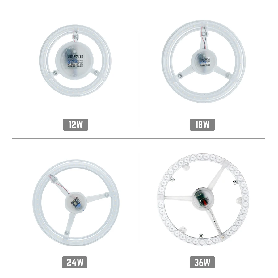  LED Ceiling Light Source Ceiling Lamp Module 220V 12W 18W 24W 36W Replaceable Ceiling Lamp Source E - 32881622837