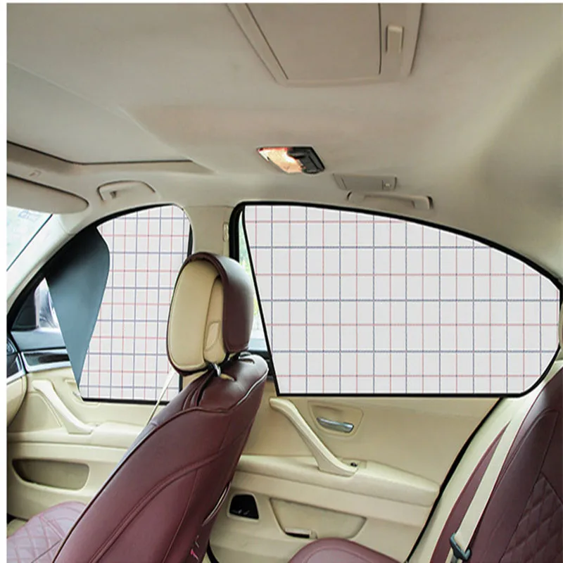 

Car Side Sunshade Magnet 1 Step Installation Curtain Mesh Visor Shield Side Window Solar Protection Hide UV Sun Shade
