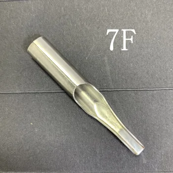 

50 pcs Stainless Steel Tattoo Tips Set Tattoo Nozzle Tips Needles -7F