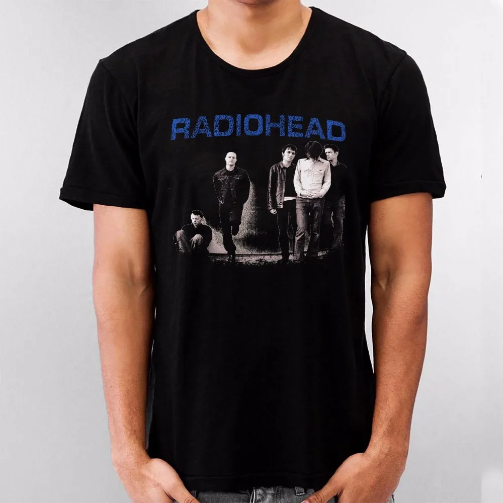 

Humorous T Shirts O Neck Short Sleeve Radiohead Broadcloth T Shirt For Men