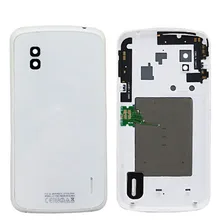 Free Shipping 5pcs/lot Original New Battery Door Cover Housing For LG Google Nexus 4 E960 With LOGO With NFC Antenna Back Cover