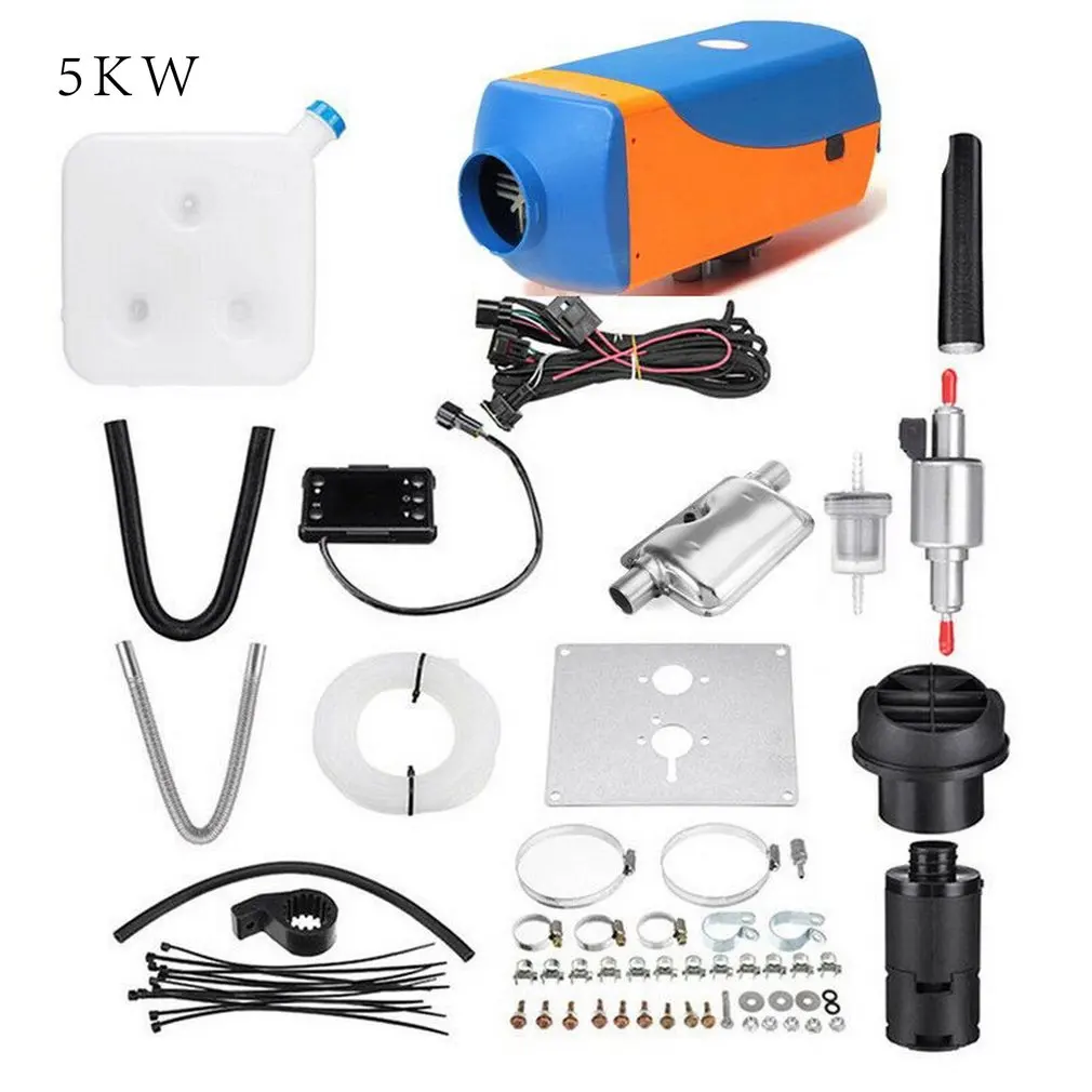 

2/3Kw 5kw 8KW LCD/Knob/Digital Switch Single hole heater with muffler Blue and Orange