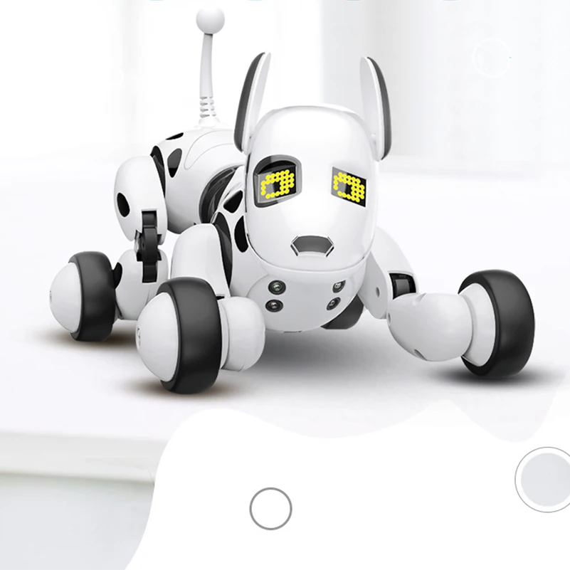 New Electronic Pets RC Robot Dogs Stand Walk Cute Interactive Intelligent Dog Robot Toy Smart Wireless Electric Toys For Kids