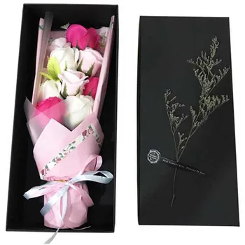 

Artificial flower Soap rose Fake roses holding flowers gifts For Wedding Party home Valentine's Day Birthday gift Rose flowers