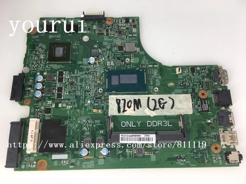 Yourui HHVFV 0HHVFV CN для ноутбука Dell Latitude 3442 3542 материнской платы с процессором i3 4005u