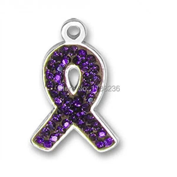 

Domestic Violence And Lupus Purple Ribbon Charm
