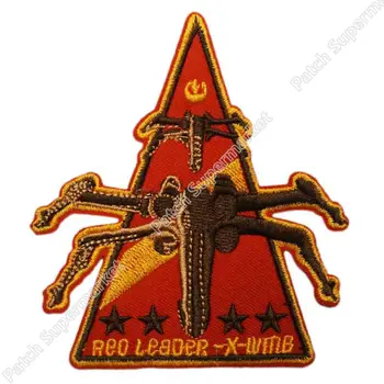 

X-Wing Red Leader Rogue Squadron Rebel Emblem Star Wars Movie Series applique sew on/ iron on patch scrapbooking accessories