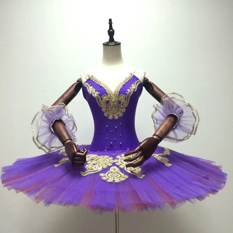 Vintage Adult purple classical ballet tutu for competition,professional