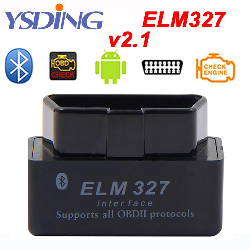 Супер Мини ELM327 Bluetooth V2.1 OBD2 автомобильный диагностический инструмент ELM 327 код ридер для Android/Symbian для OBDII сканер протоколов