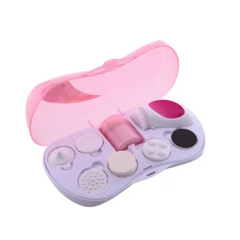 

8 in 1 Electric Facial Cleanser Face Cleaning Brush and Massager Battery Power