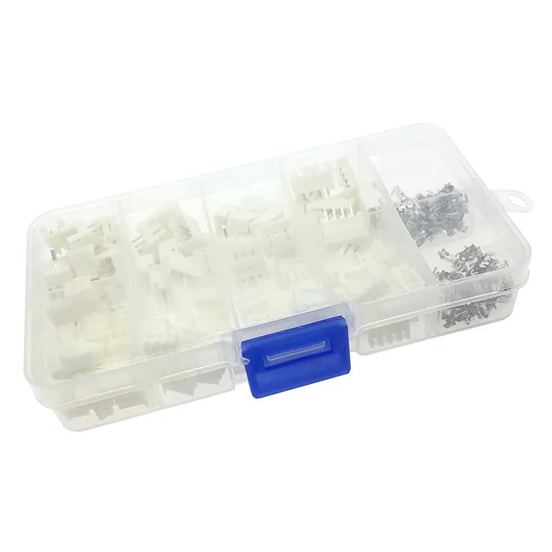 XH2P Kits 50sets=150pcs Kit in box 2p 3p 4 pin 2.54mm Pitch Terminal / Housing / Pin Header Connectors Adaptor