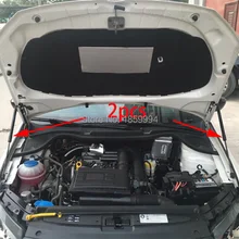 Передняя крышка капота двигателя, поддерживающая гидравлическую стойку штанги, пружинный амортизатор, кронштейн для VW POLO MK5 2011