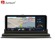 Junsun 6.5 inch Car DVR Rear view GPS Navigation Android 4.4 with DVR Camera Recorder FM WIFI Sat nav Navigator Rear view camera