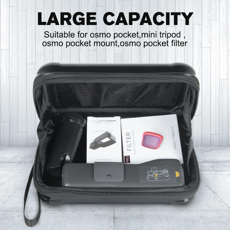 Новейшая Мини Osmo карманная сумка для хранения с жестким пакетом для osmo Карманный Удлинитель Набор быстрого изменения контроллера штативы TF карты