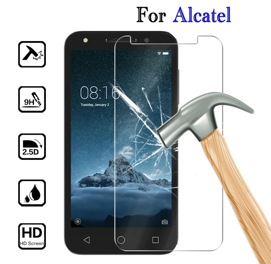 

HD Clear Tempered Glass For Alcatel 1S 2019 3 3L 2019 Screen Protector For Alcatel U5 5V 3X 3V 3C 1X 5 7 Phone Cover Glass Film