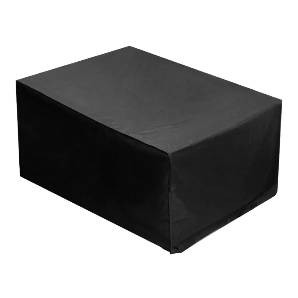 Portable Waterproof Dustproof Furniture Cover Case Tarpaulin Black