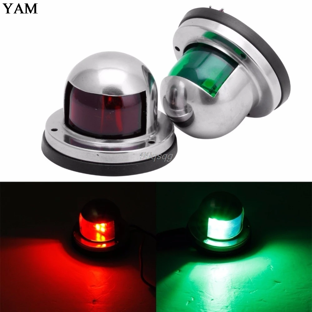 Светодиодная лампа для морской лодки яхты 12 В из нержавеющей стали 1 пара|light 12v|light