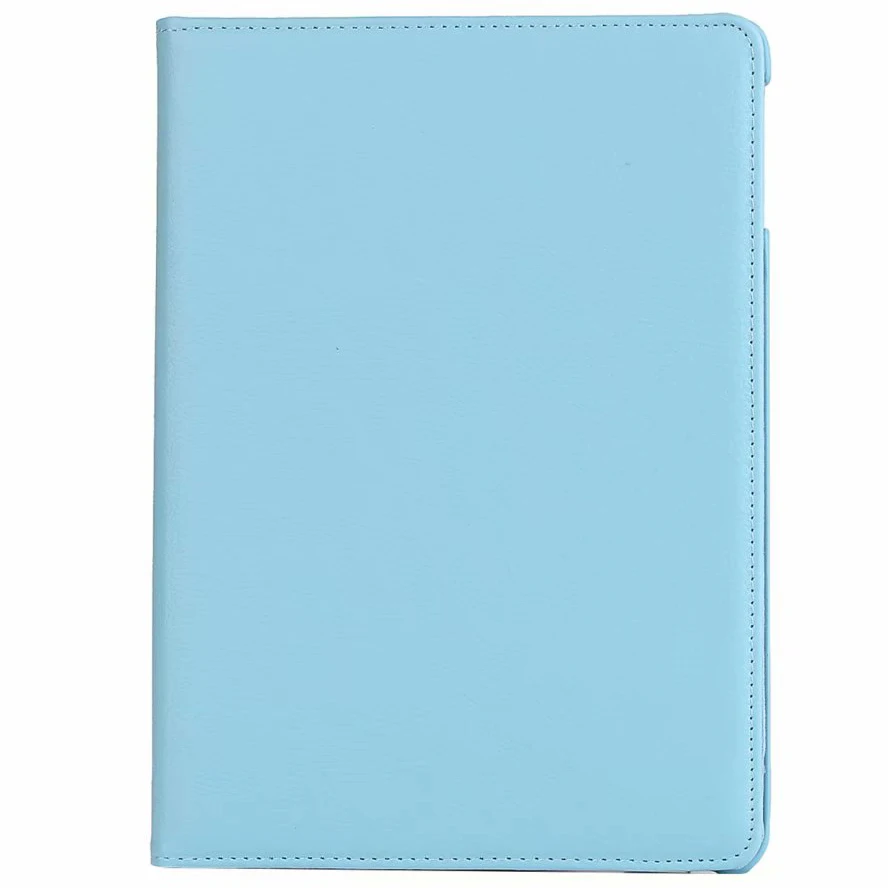 360 градусов вращающийся кожаный Smart Cover чехол для Apple iPad 9,7 A1822 A1823 A1893 A1954 5th 6th 5 6 поколения Funda - Цвет: Blue