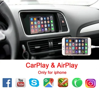 

Carplay Box for Audi A4 A6 A5 B9 Q5 Original Screen Upgrade MMI system AirPlay Video Interface with Dynamic Parking Guideline