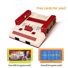 New Video Game Console To TV With Wireless Gamepad Controller HD TV Out For 8 bit Family TV game with free two game cards