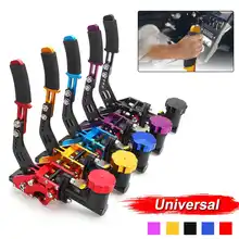 Универсальный алюминиевый сплав, для гоночных автомобилей, гидравлический, с рычагом для дрифта и ручным тормозом, с масляным баком, фиолетовый/черный/красный/синий/золотой Универсальный алюминиевый сплав, для гоночных автомобилей, гидравлический, с рычагом для дрифта и ручным тормозом, с масляным баком, фиолетовый/черный/красный/синий/золотой