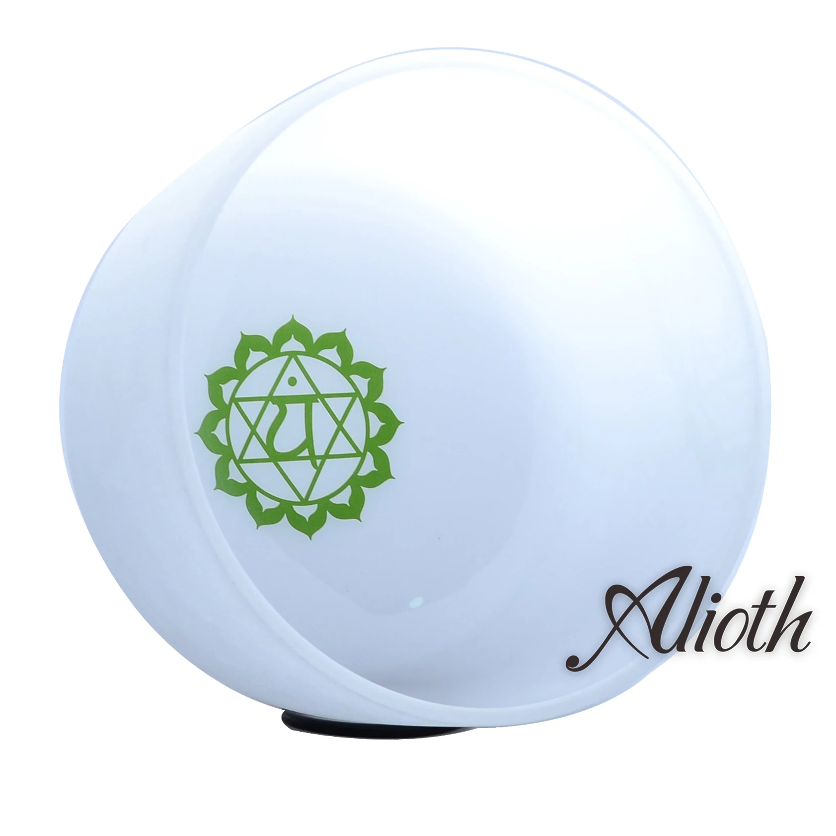 

8 Inch Chakra Pattern F Note Crystal Singing Bowl for Heart Chakra Balancing/Yoga/Meditation/Sound Therapy