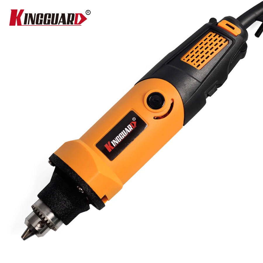 Kingguard 400W Mini Electric Drill with 6 Position Variable Speed Dremel style Rotary Tools Mini Grinder Grinding Machine