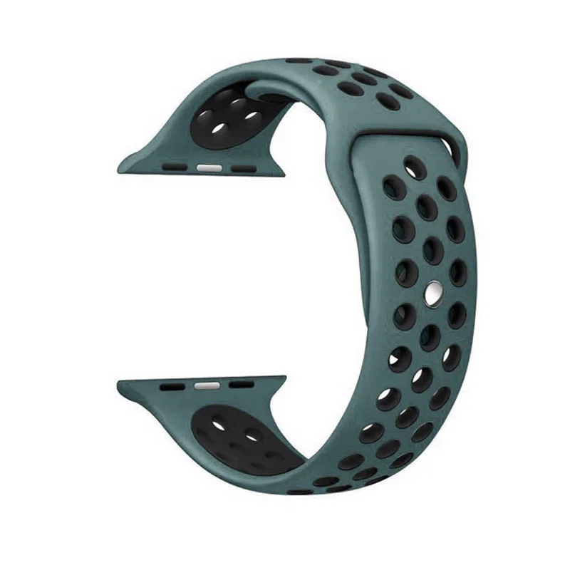 Silicone strap for Apple Watch band 44mm 42mm Bracelet Wrist belt apple watch nike+ strap iWatch 4 3 2 1 series 40mm 38mm bands