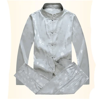 

Brand New Chinese Traditional Men's Long Sleeve Kung-Fu Suits Sets Dragon M L XL XXL 3XL WNS201504