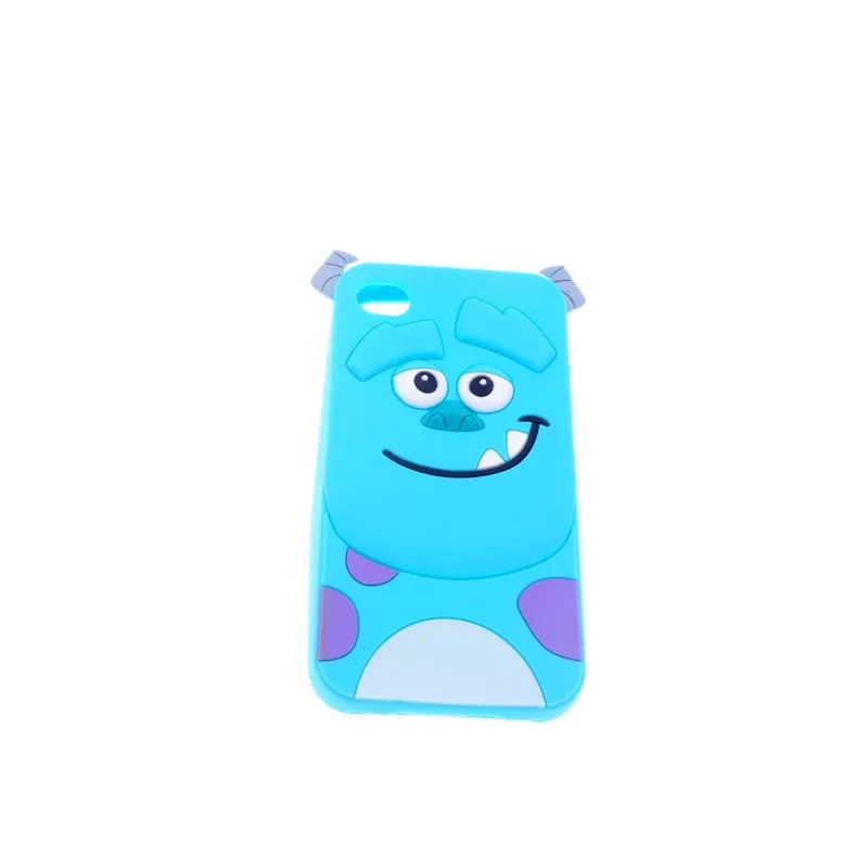 

Fashion Cute 3d Cartoon Animal Soft Rubber Silicone Case for iphone 4 4S Phone Protective Cover