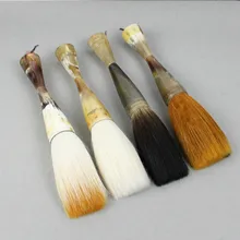 Шерсть ласки кисточка для китайской каллиграфии ручка медведь волосы кисть для китайской живописи Хоппер-фигурные макияжные кисточки для написания курлет надпись