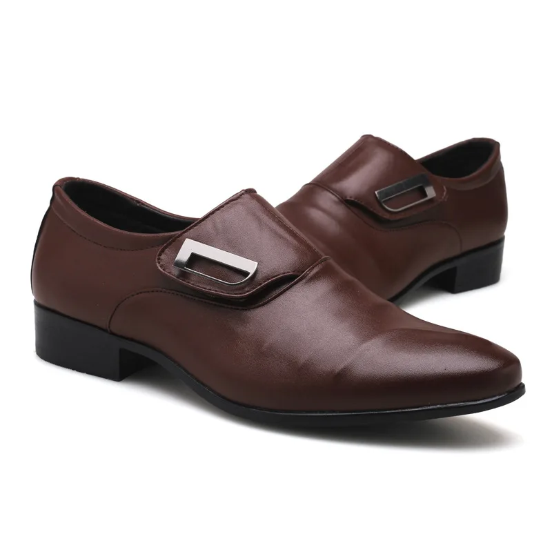 Новые брендовые Мужские модельные туфли, размер 38-47, черные классические оксфорды с острым носком для мужчин, модные мужские деловые