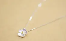 Collier ras du cou avec fleurs de cerisier pour femmes, pendentifs Vintage, à la mode