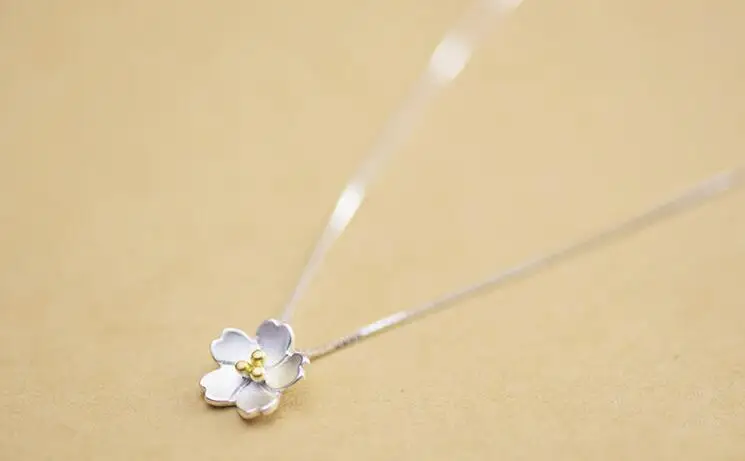 

Shuangshuo Fashion Jewelry Flower Choker Necklace Women Cherry Blossoms Necklaces & Pendants Vintage Pendant Necklace collier