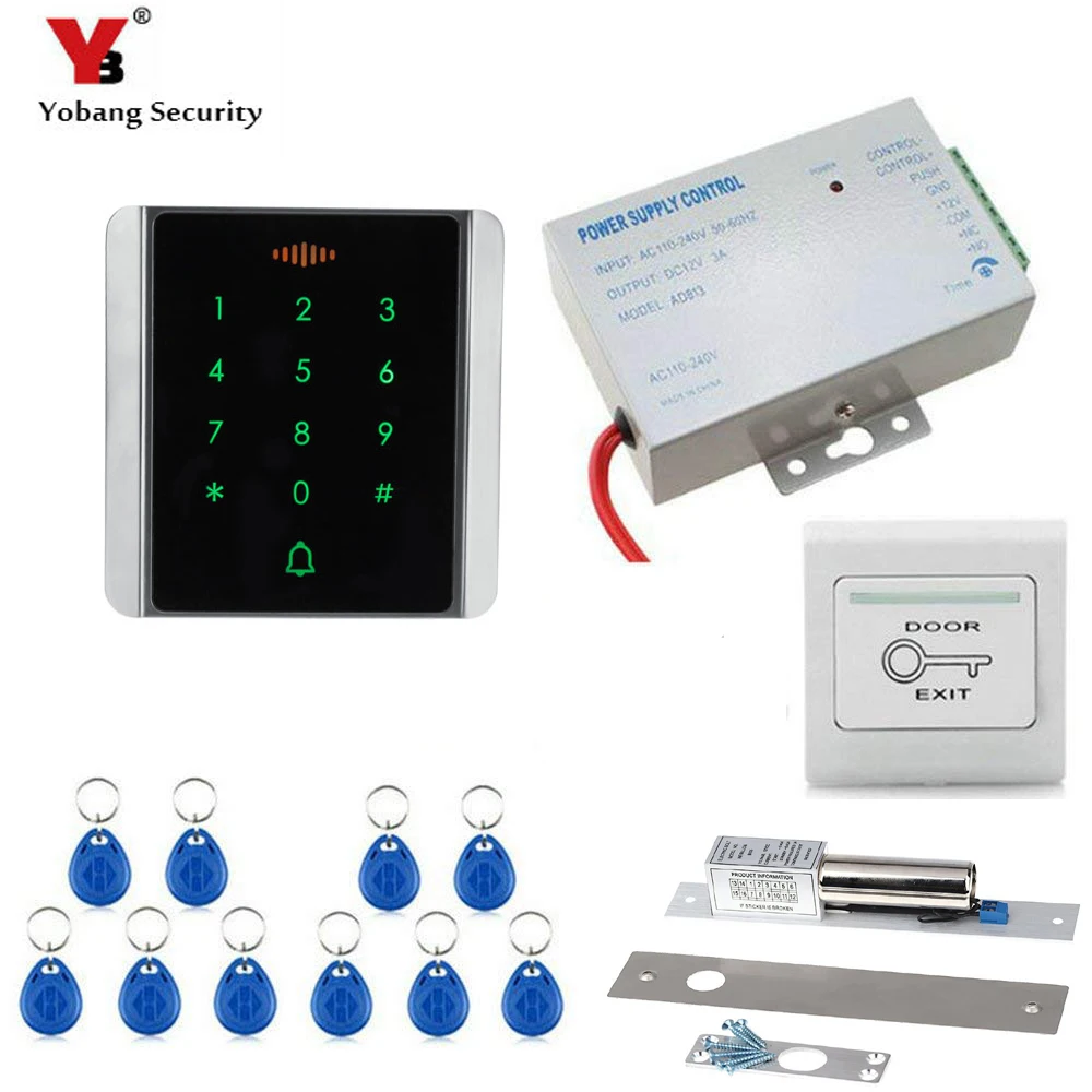 Yobang безопасность Сенсорный Водонепроницаемый Rfid Клавиатура система контроля