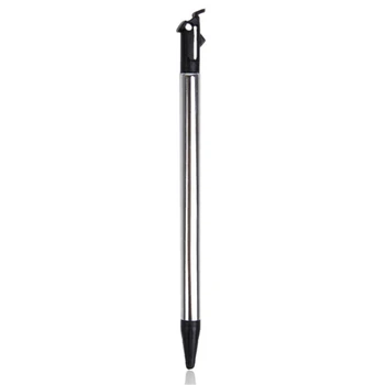 

Pen tapping screen metal telescopic pen stylus pen for New Ni nte nd o 3 D S LL / XL
