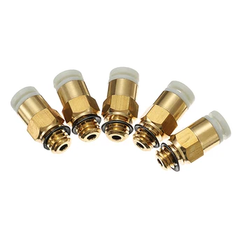 

10PCS Creality CR-10 3D Printer Parts 1.75 MM Reprap Bowden Extruder Pneumatic fittings 4*2MM Teflon Tube M6 Thread