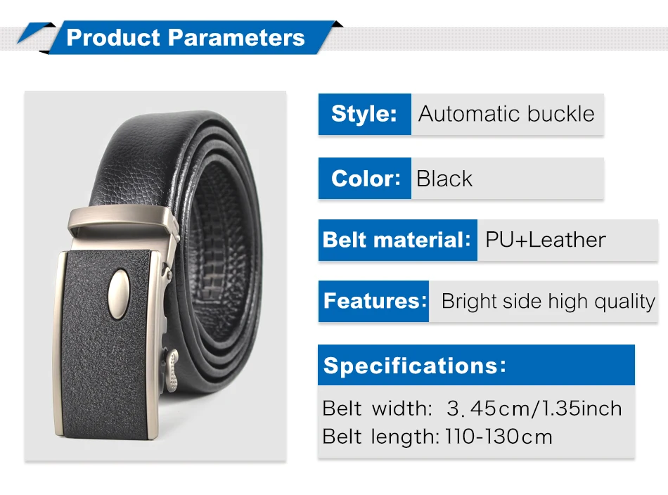 Хорошее качество мужской ремень Роскошный Высокое качество корова износостойкость ремни для мужчин Автоматическая пряжка мода талия