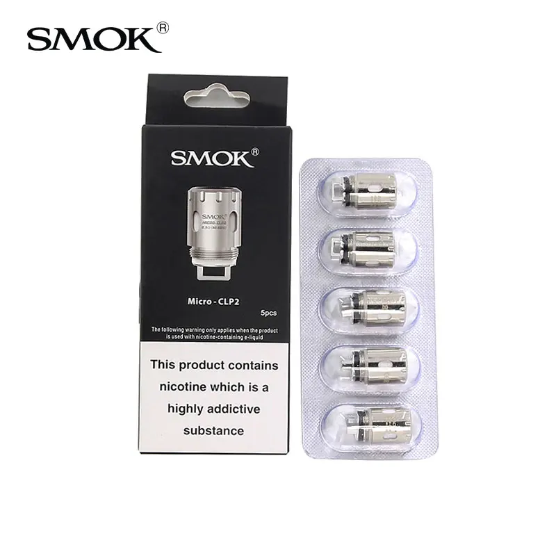

Original SMOK Micro Clp2 Coil 0.6ohm Dual Core Fit for Micro TFV4 Atomizer Replacement Coil For Micro TFV4 Tank