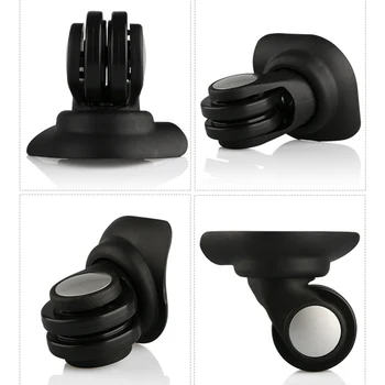 

1Pair Replacement Suitcase Accessories Mute Travel Flexible Caster Luggage Wheel Wear Resistant 360 Rotating PVC Sliding Repair
