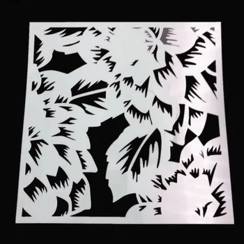 

Horizontal grid scrapbook stencils spray plastic mold shield DIY cake hollow Embellishment printing lace ruler valentine