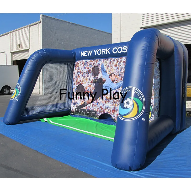 Inflatable Football Goal Speed Cage Inflatable Soccer Target Game For