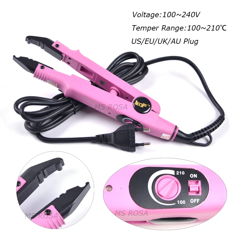 Loof Hair Extension Keratin Machine EU Plug Iron Device Bonding Extension Hair Fusion Tools Loof Hair Extension Keratin Machine EU Plug Iron Device Bonding Extension Hair Fusion Tools