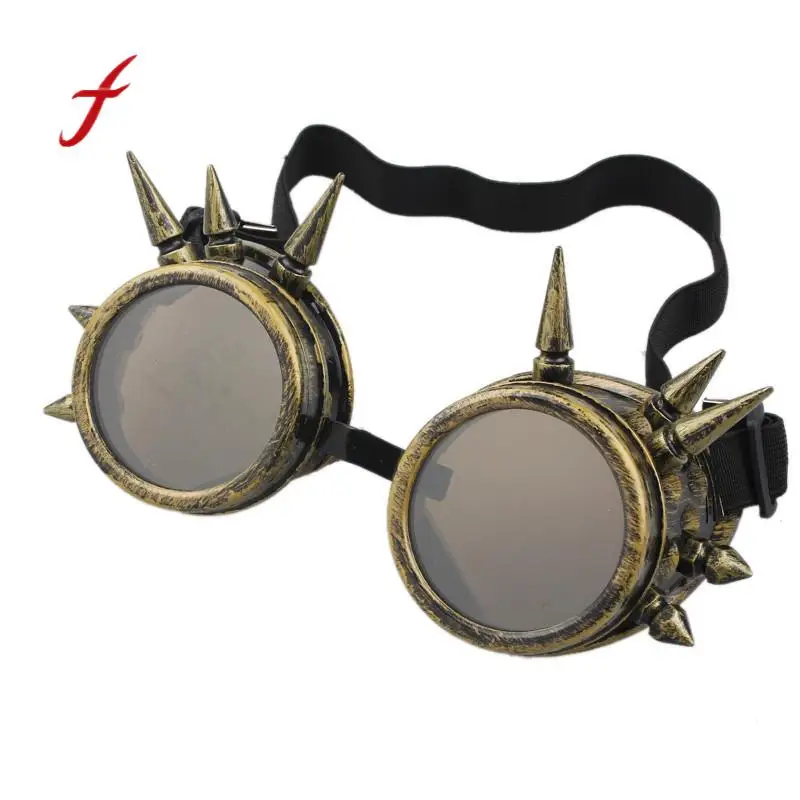 

Feitong Luxury Brand Women Sunglasses Rivet Steampunk Windproof Mirror Vintage Gothic Lenses Goggles Ladies Sun Glasses