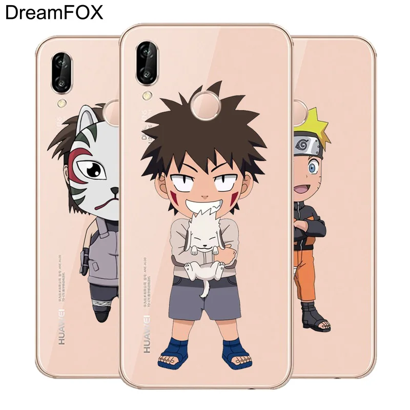 DREAMFOX L004 Anime Naruto Soft TPU Silicone Case Cover For Huawei Honor 6A 6C 7X 9 10 P20 P30 Lite Pro P Smart 2019 |
