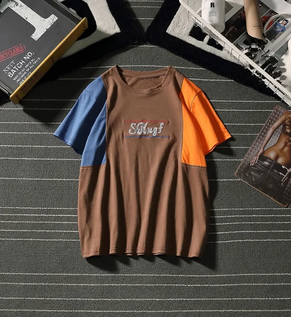 

Mr.nut tide brand designer making fashion Casual Cotton O-Neck Print men's t-shirt