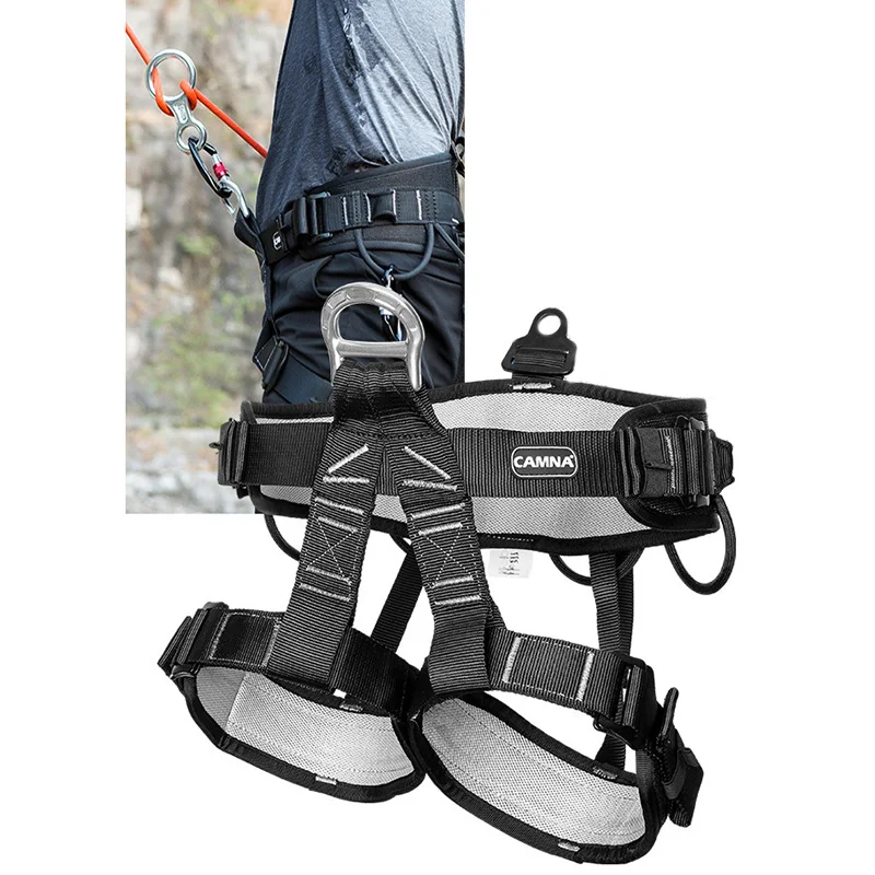

Adjustable Climbing Safety Belt Rappelling Harness Professional Rope Aerial Sports Downhill Equipment Accessories